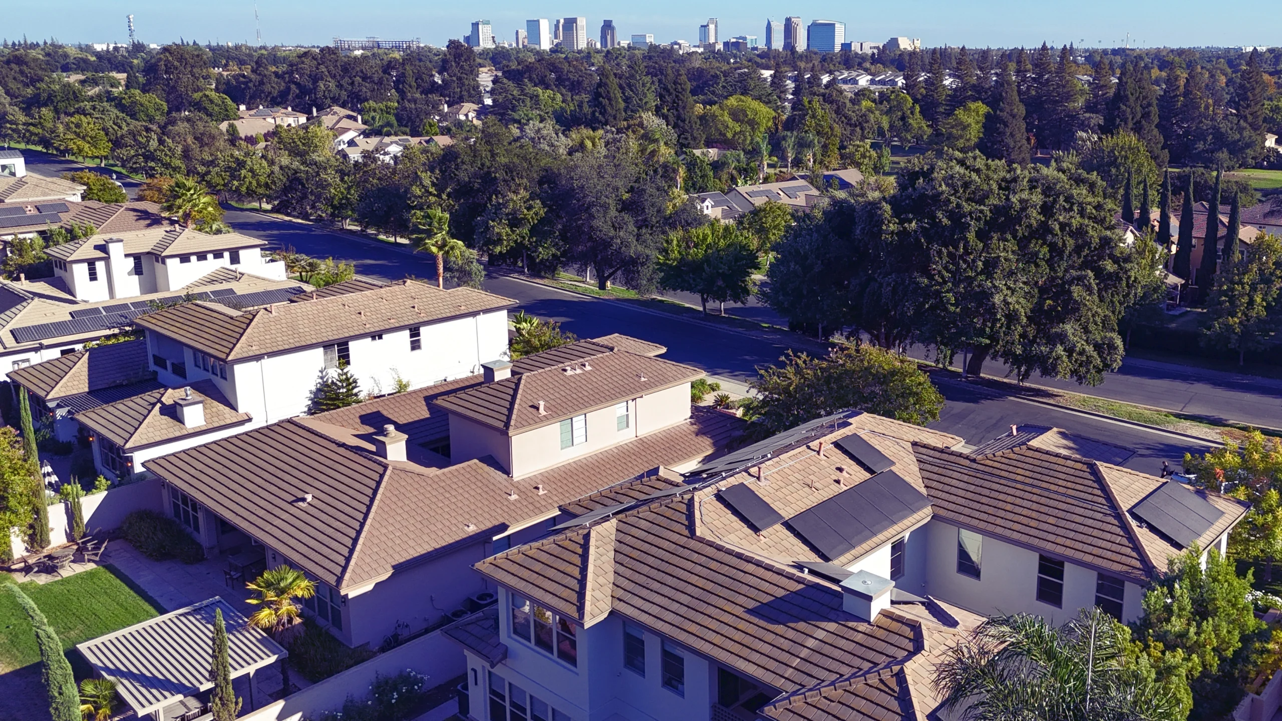 Can You Add More Solar Panels to an Existing System in the Sacramento Area? 1 sacramento solar system roof skyline scaled | McKnight Solar Diagnostics | Expert Diagnostics. Reliable Solar & Battery Repair.